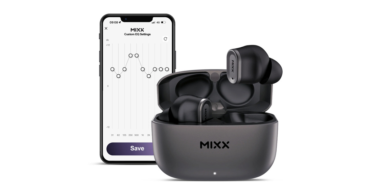 MIXXStreamBuds Custom 1 True Wireless Earbuds  headset  (Zwart)