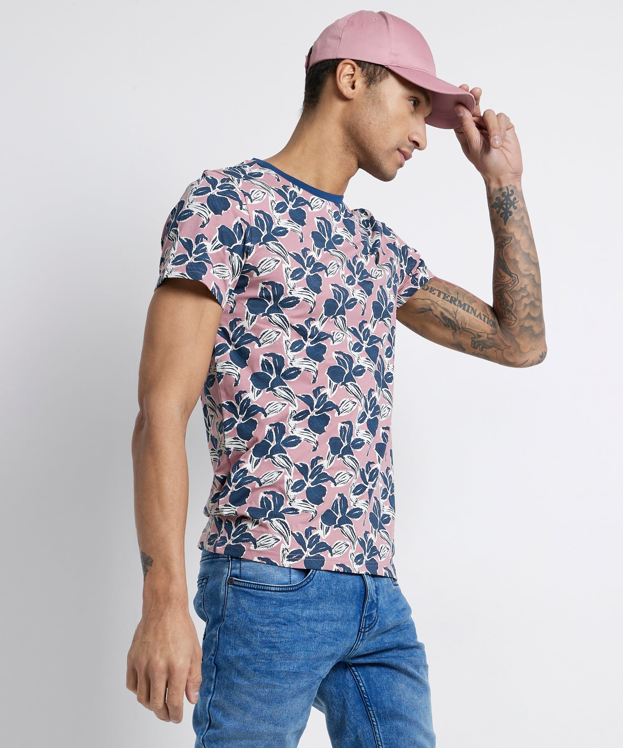 t-shirt met bloemenprint