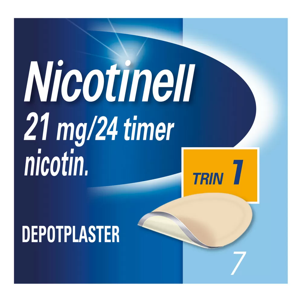 Nicotinell Nikotinplaster 21 mg/24 timer - 7 stk.