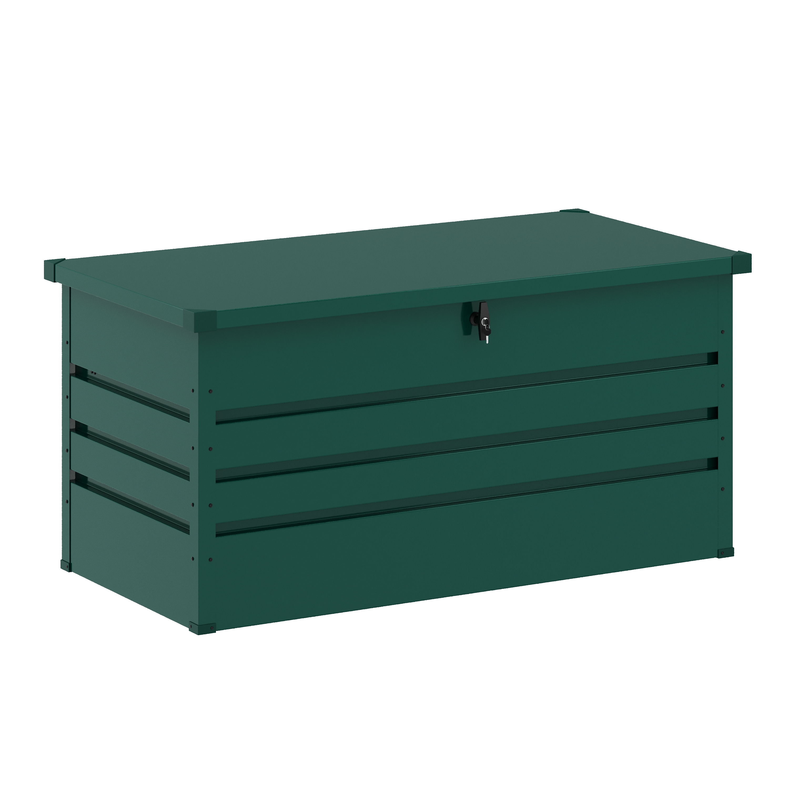 Gartenbox wasserdicht MONACO 132 x 62 x 64 cm 400L grün