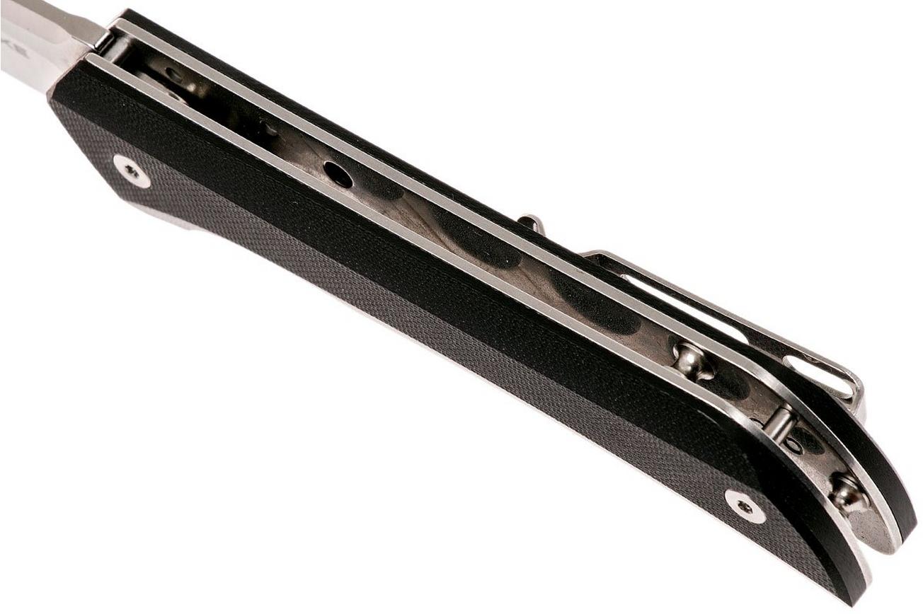 Ruike P121-B Hussar Black zakmes, Satin finish