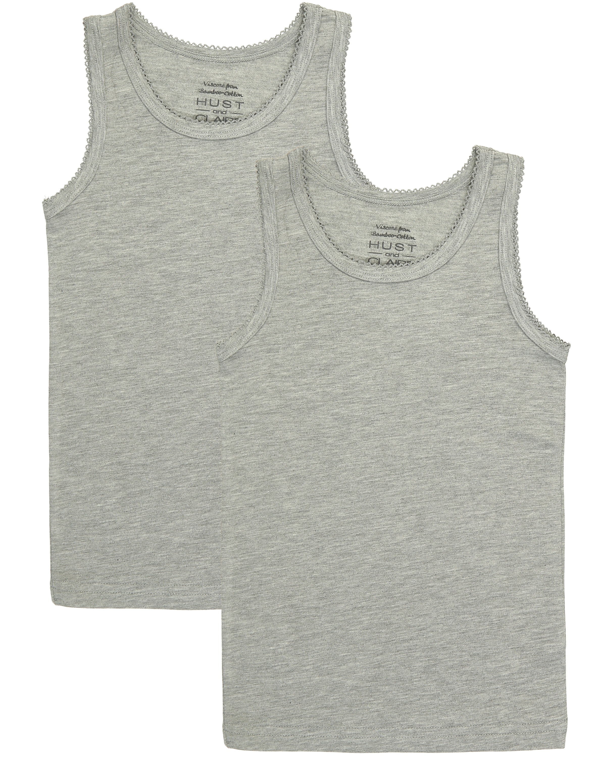 Unterhemd FLICKA ESS 2er Pack in light grey