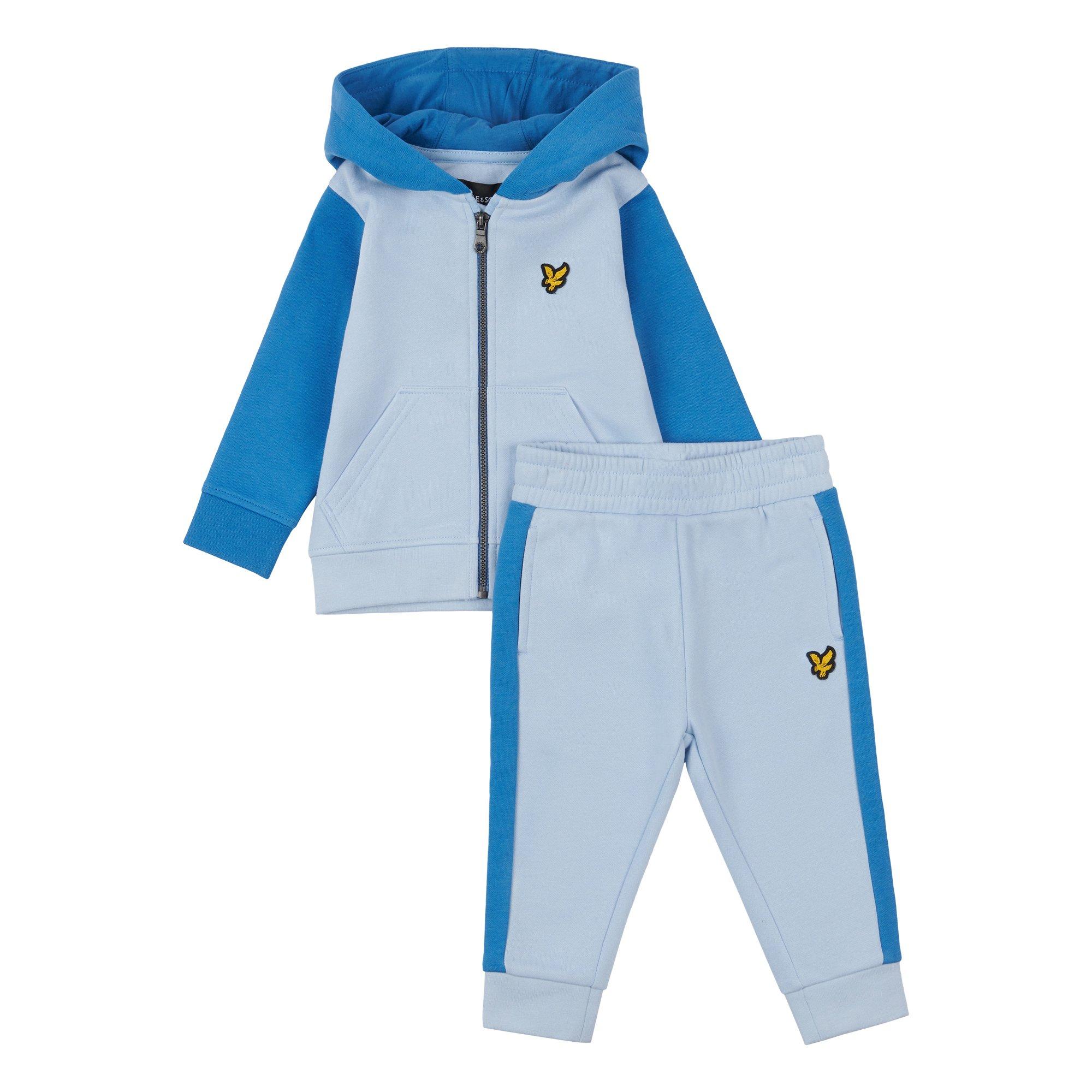 Lyle and Scott Zip Hoodie and Tracksuit Set Babies