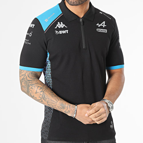 Polo Manches Courtes Acrem Alpine F1 Noir