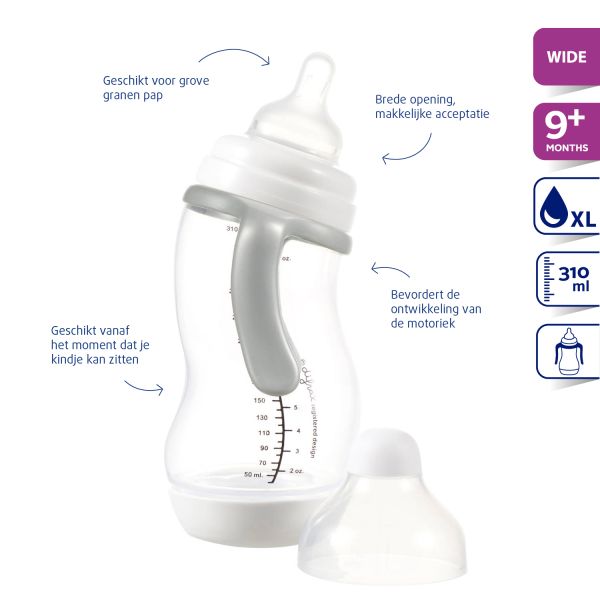 Difrax Papfles XL Transparant 310 ml