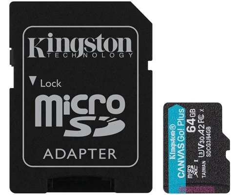 Kingston Canvas Go Plus microSDXC 64GB