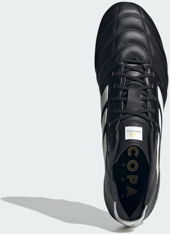 adidas - Copa Icon 2 - Voetbalschoenen - Zwart Wit Goud - Leer en Synthetisch