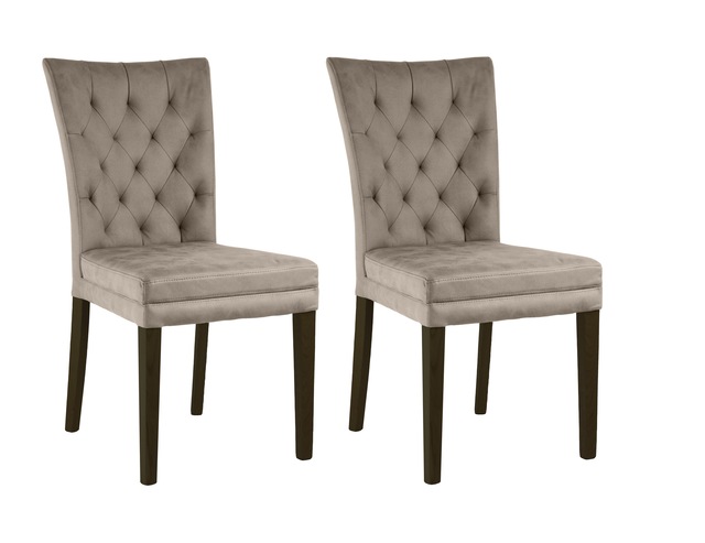 Home affaire 4-Fussstuhl »Colorado« (Set) 2 Stk.bequeme Polsterung, Gestell Massivholz wenge oder eiche natur