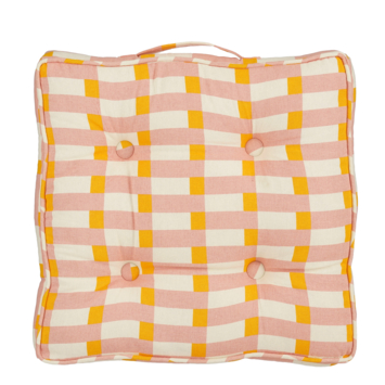 Matraskussen 45 x 45 x 7 cm oranje