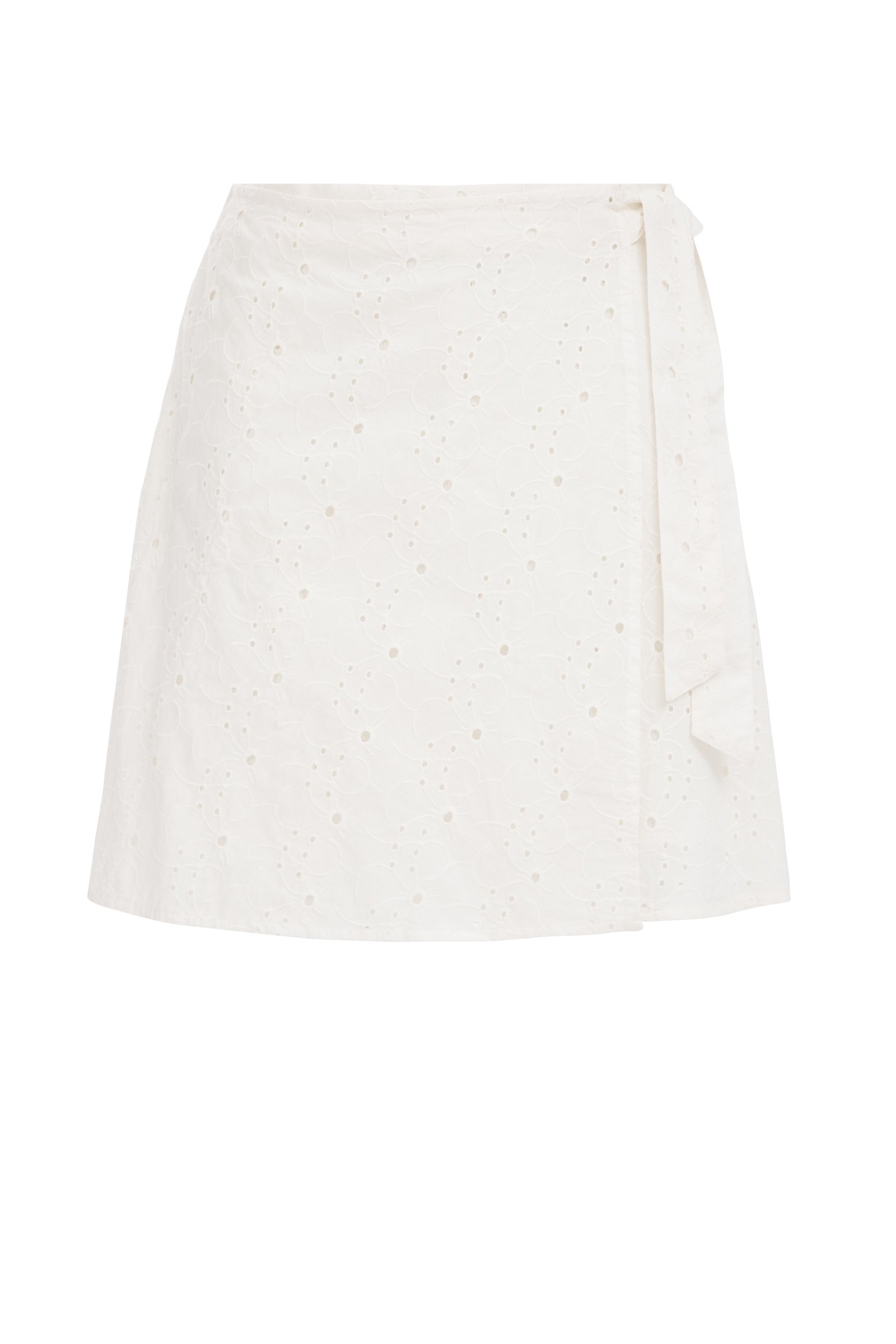 skort van broderie anglaise WE Fashion Wit