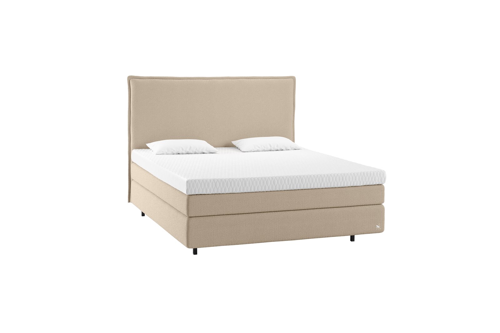 Zarah kontinentalseng Tekstil Dream Sand, Integrert overmadrass og Floating Legs