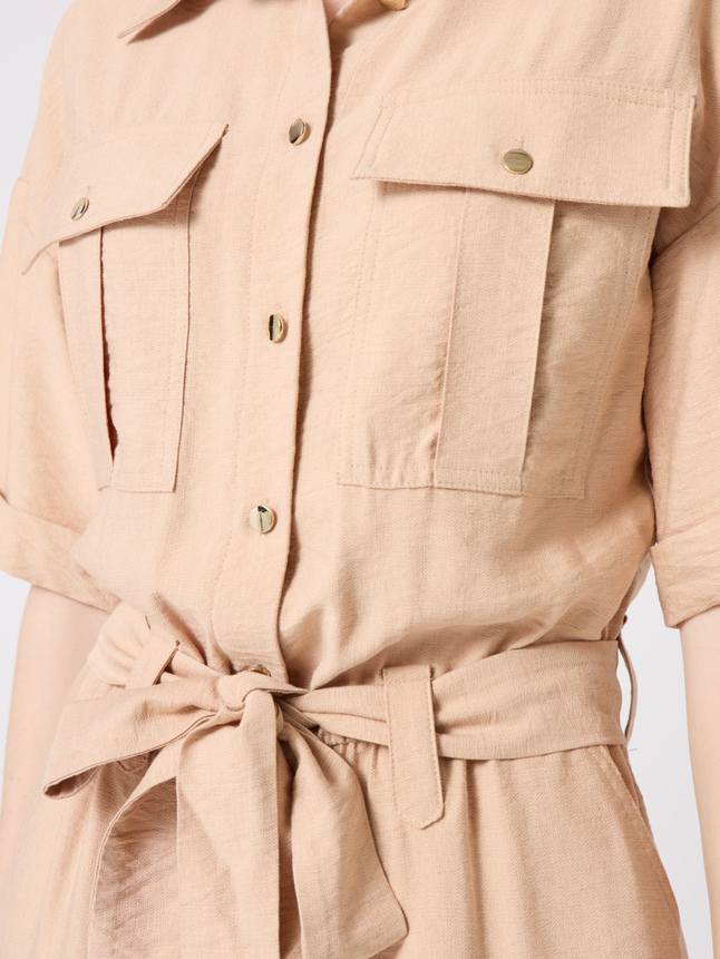Combinaison pantalon ceinturée