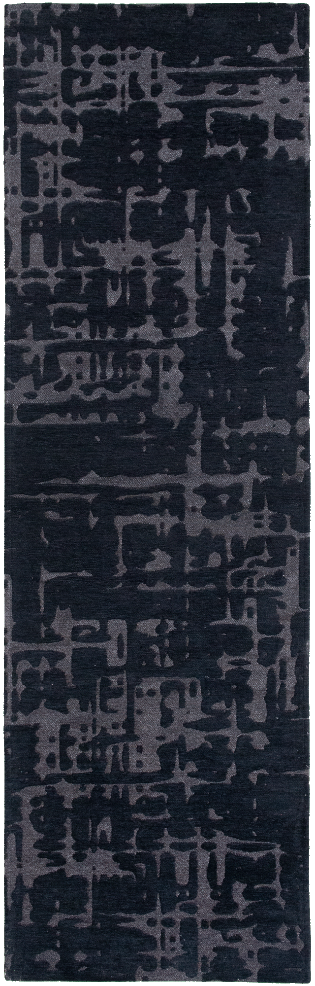 Ecorugs vloerkleed Baobab zwart 80x250 cm