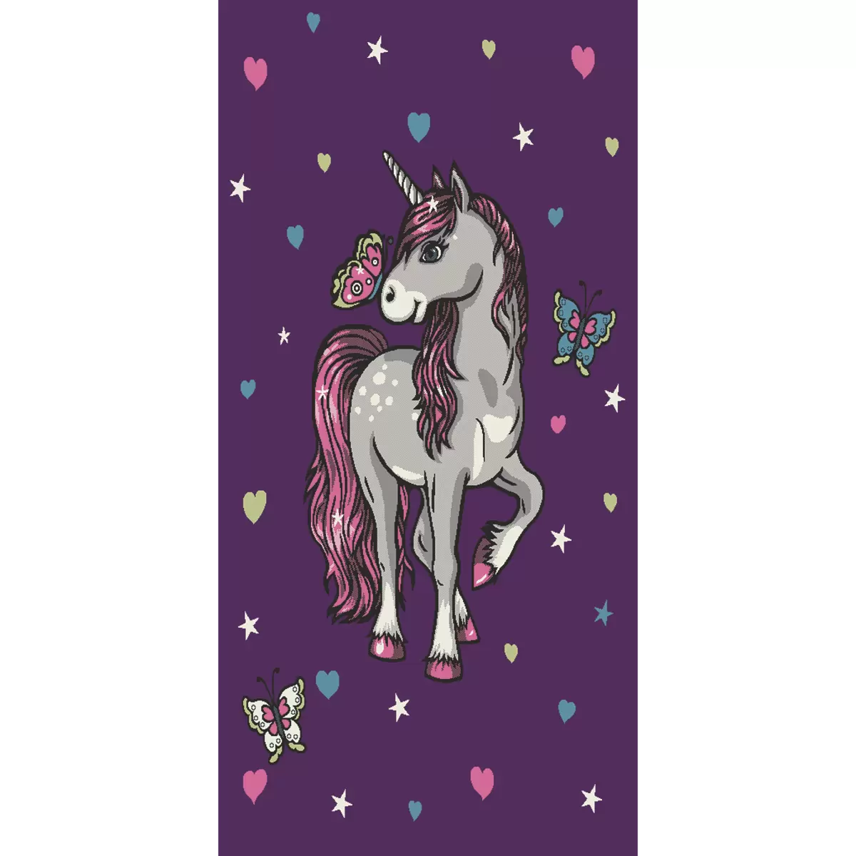 Kinderteppich Diamond Kids Pastel SV Violett