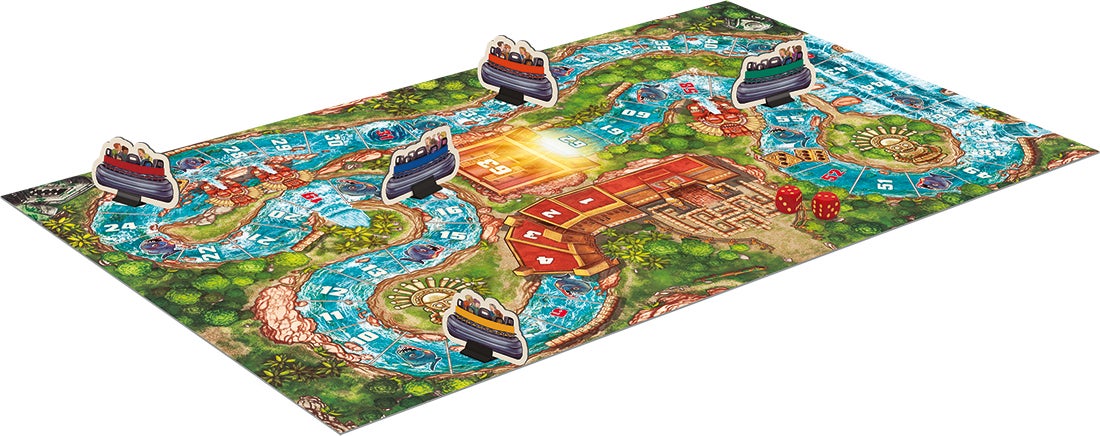 Jumbo ganzenbord Efteling Piraña Wildwaterspel