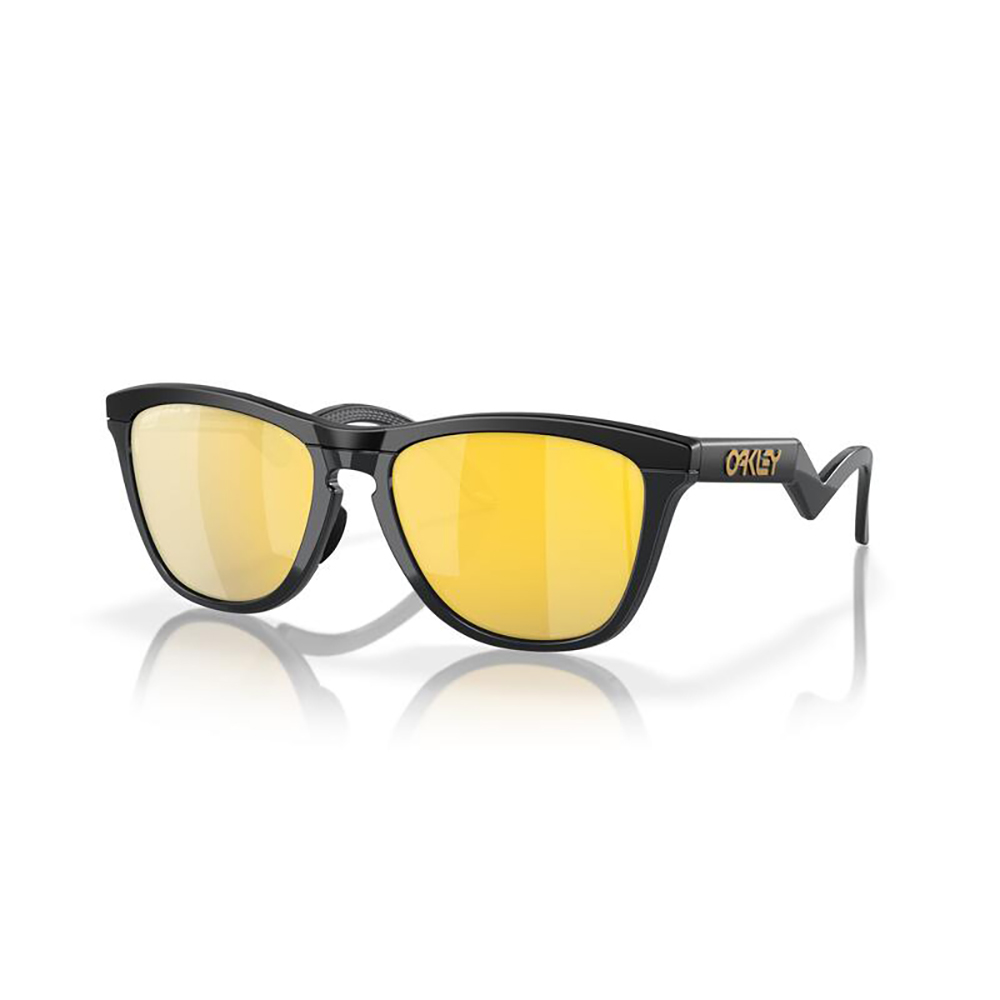 Oakley - Lunettes de soleil Frogskins™ Hybrid verres Prizm 24k Polarized Noir / Or