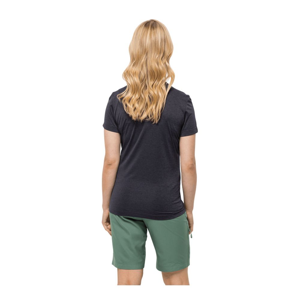 Jack Wolfskin CROSSTRAIL - Maillot Femme graphite