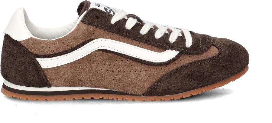 VANS Sneakers laag 'SUPER LOWPRO' bruin chocoladebruin wit