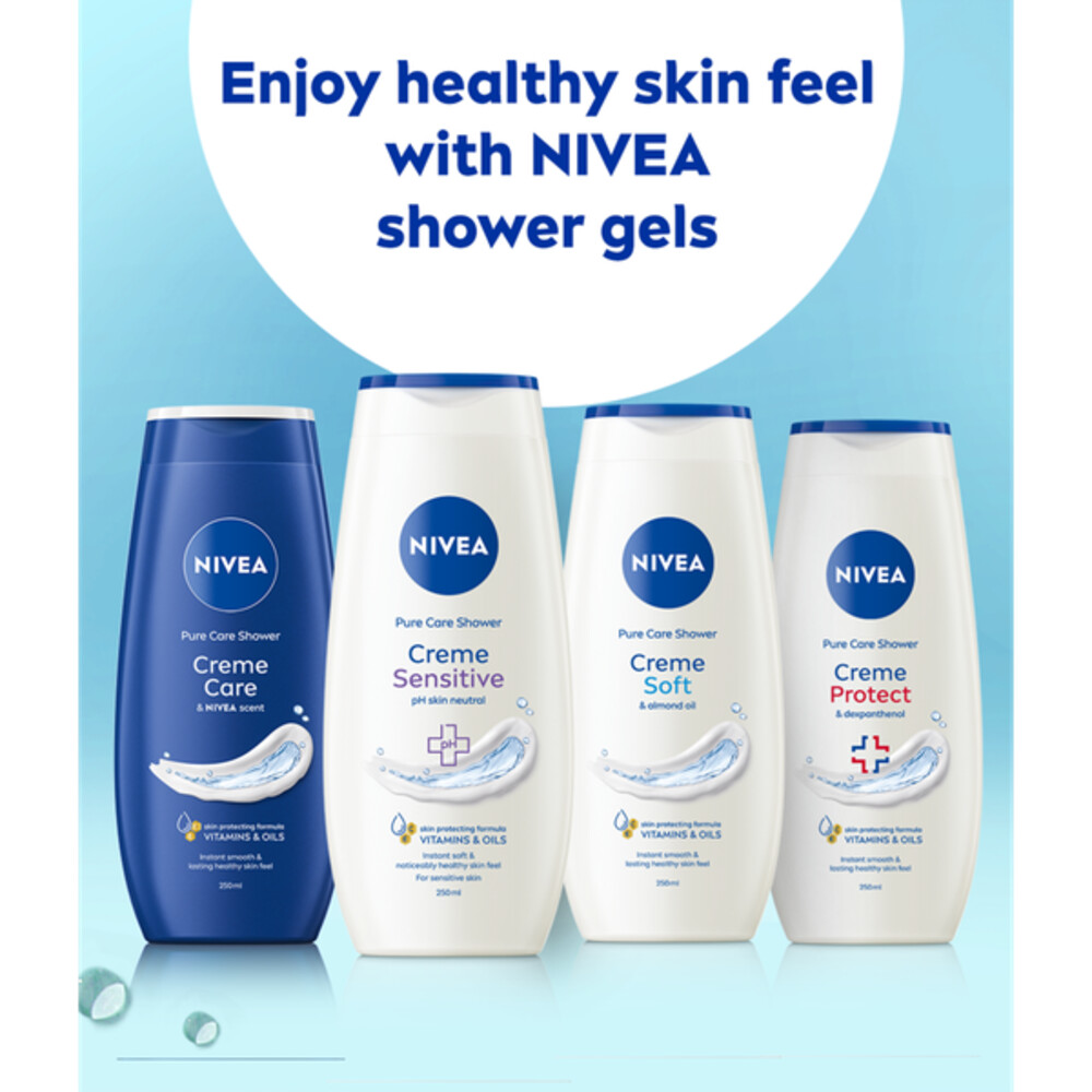 6x Nivea Douchecrème Protect250 ml