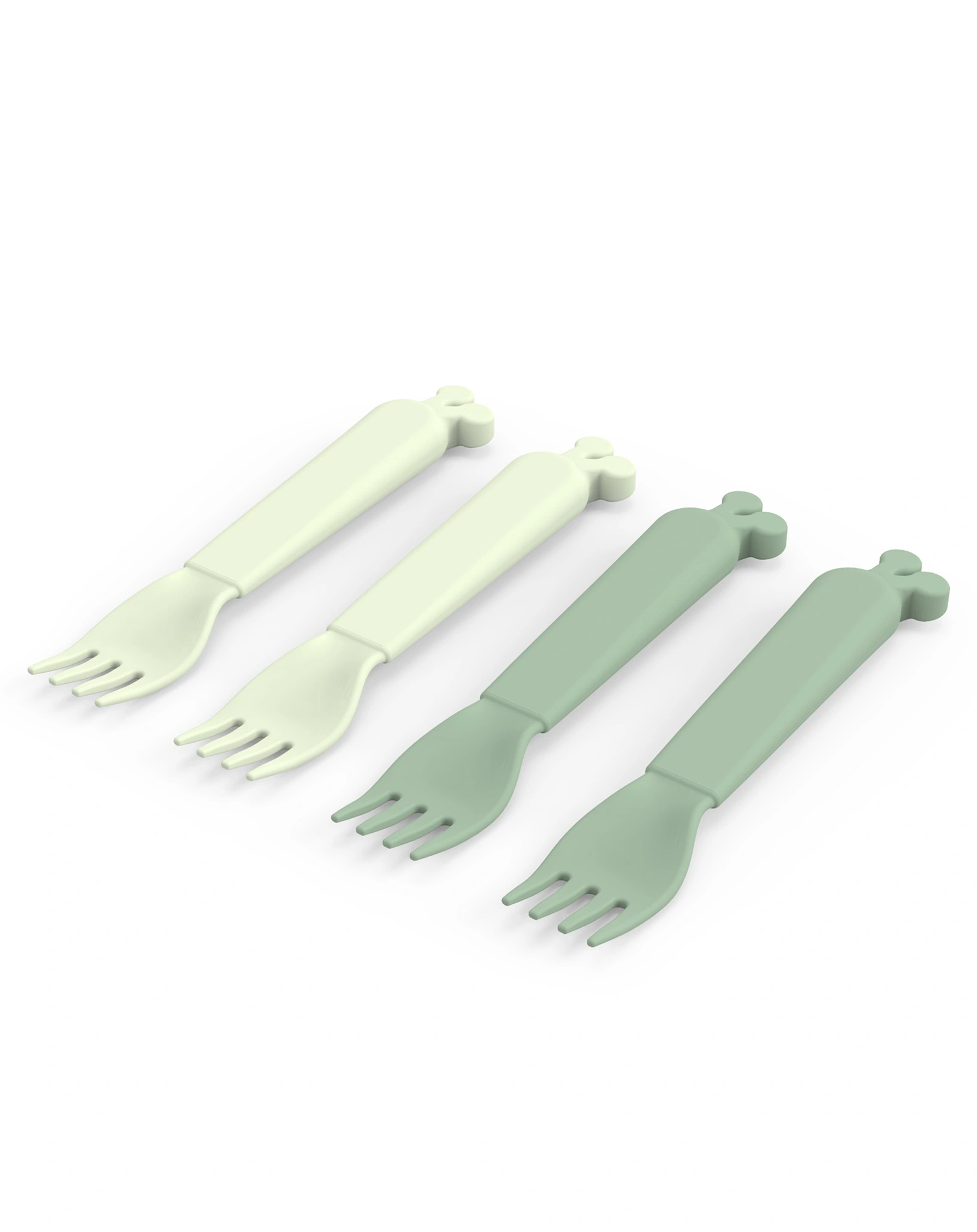 Gabel-Set KIDDISH - RAFFI 4er Pack in grün