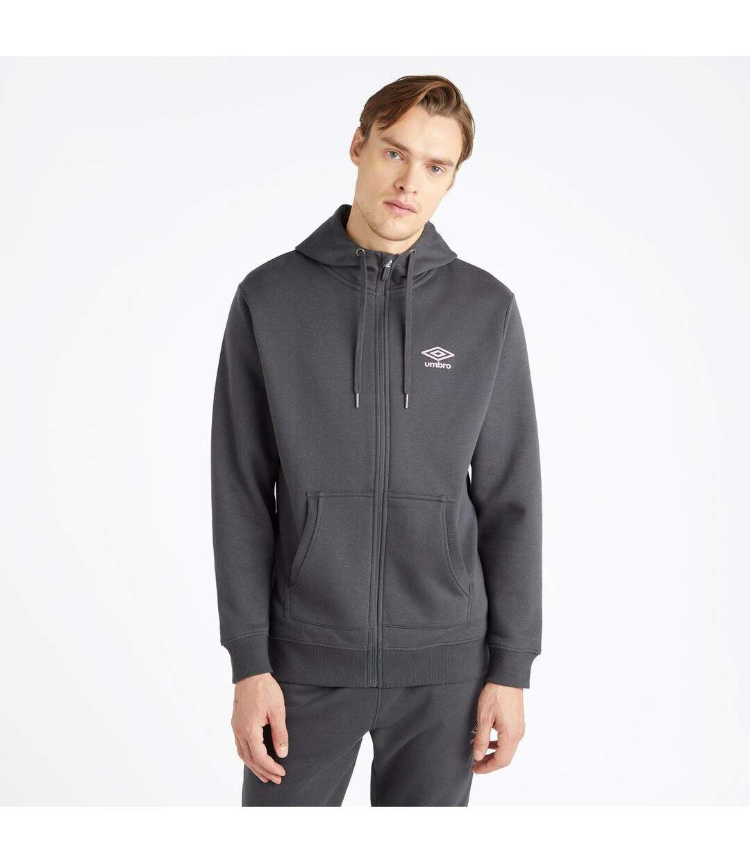 Umbro - Veste à capuche CORE - Homme (Gris / Mauve) - UTUO1815