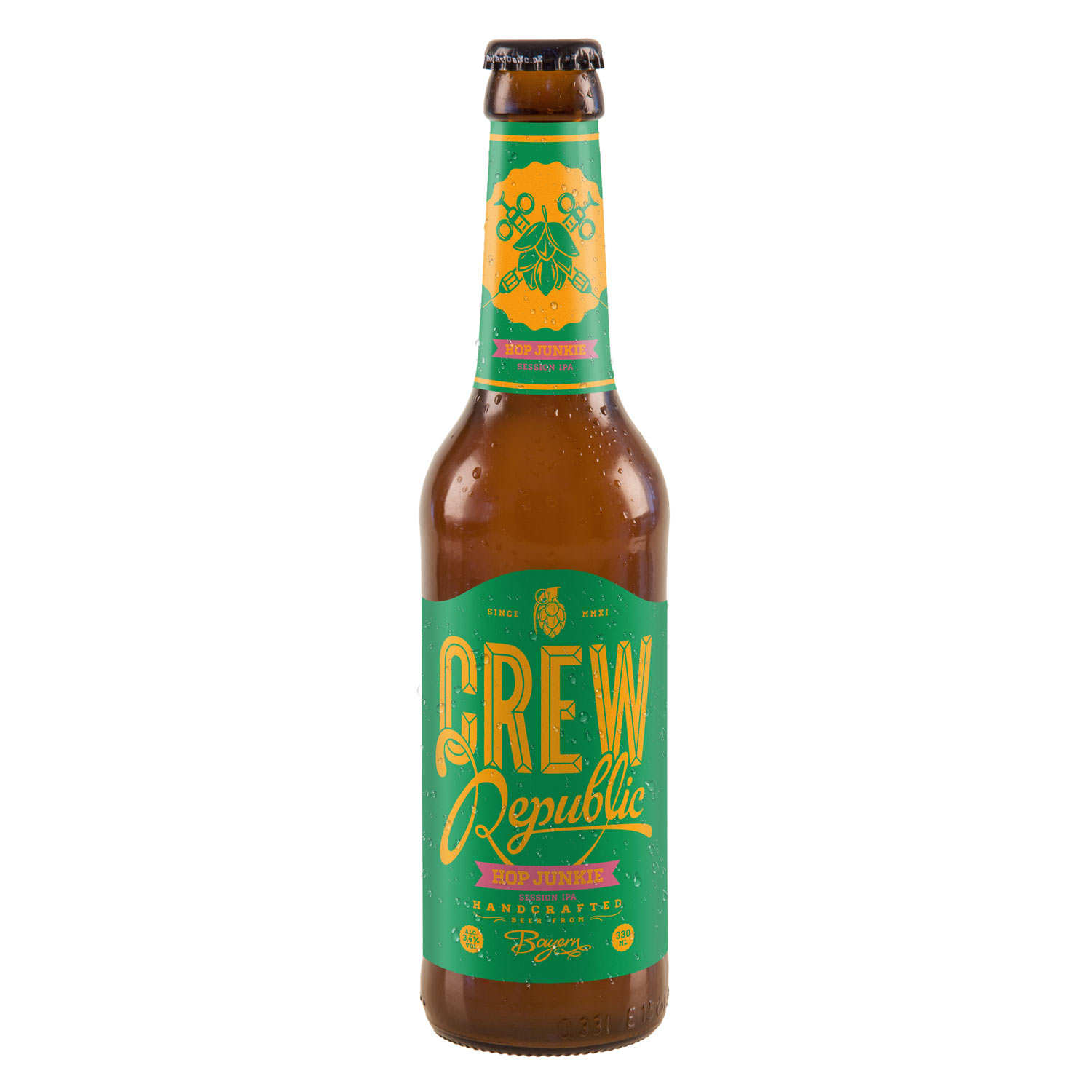 Crew Republic Hop Junkie - Bière Allemande 3,4% - Crew republic