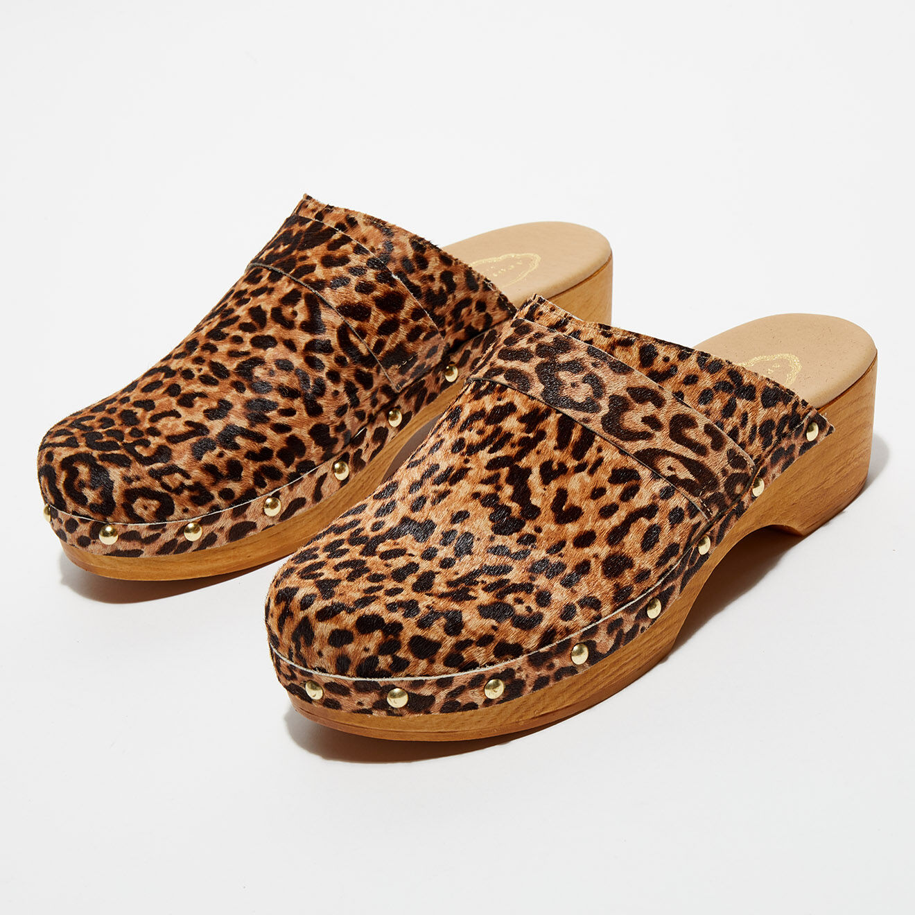 Apologie Studio Sabots en Cuir Sofia pony - Talon 5 cm