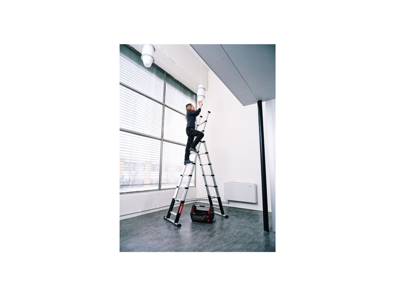 Telesteps Teleskopleiter Combi Line 2.3 m 7 Stufen Kombinierte Stehleiter