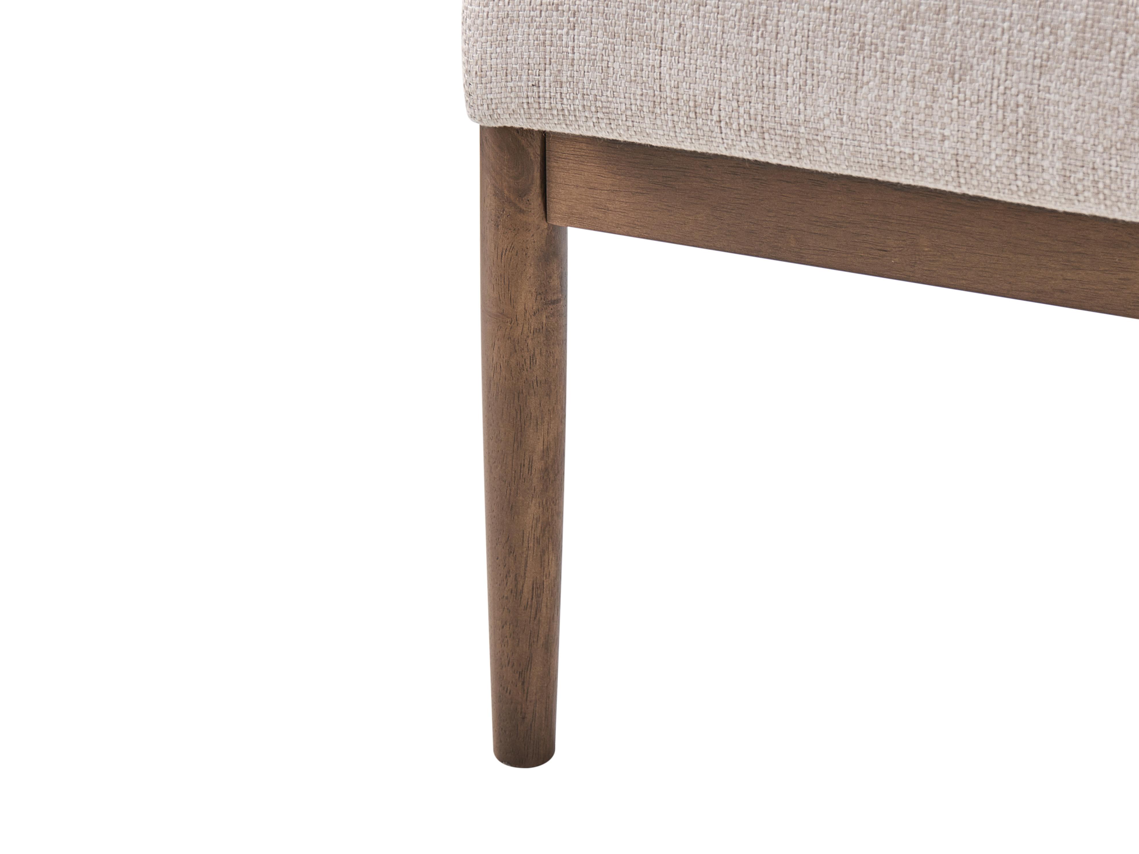 Bank 2-zits ESRUM Stof Donkerbruin/beige