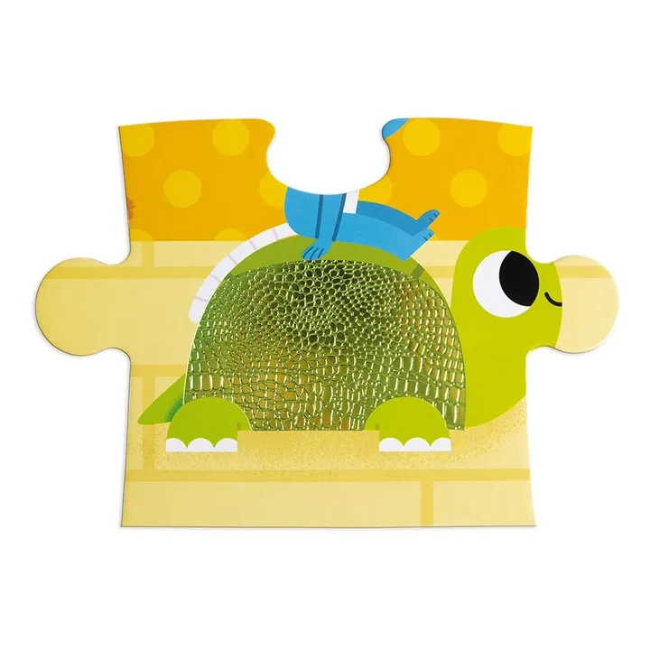 Janod Puzzle tactile Les Animaux Domestiques - 20 pièces