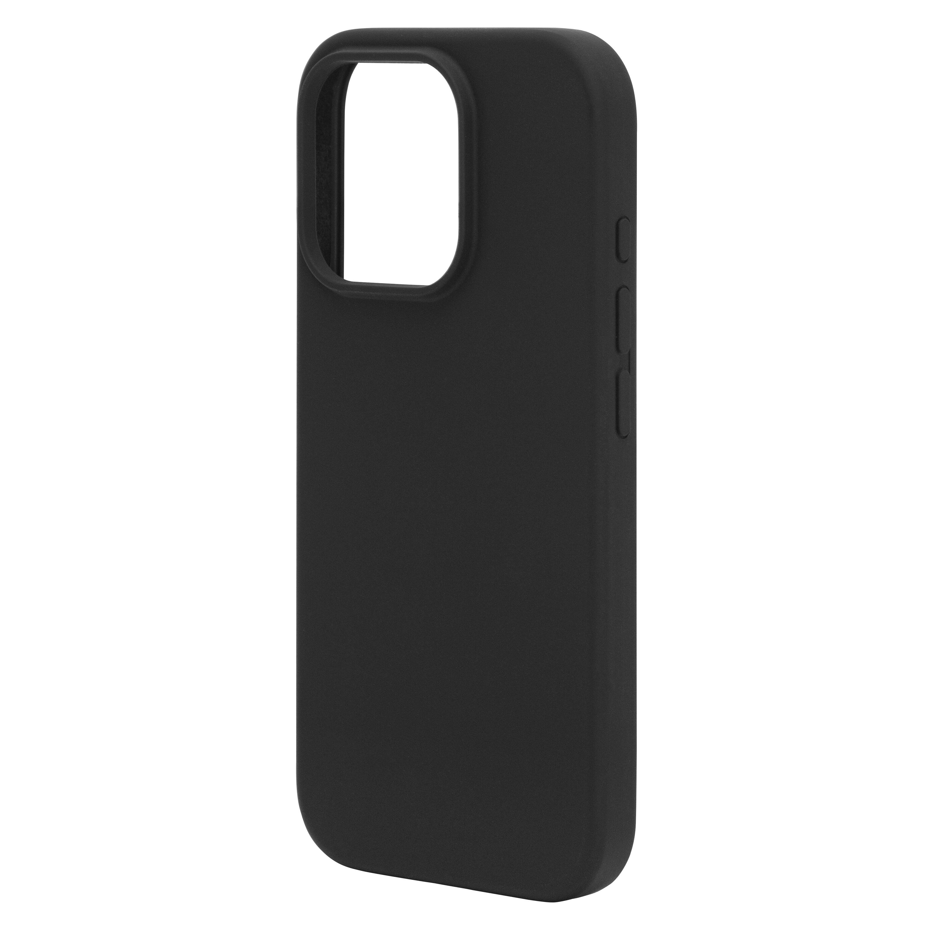 Linocell Rubber case for iPhone 16 Pro Svart