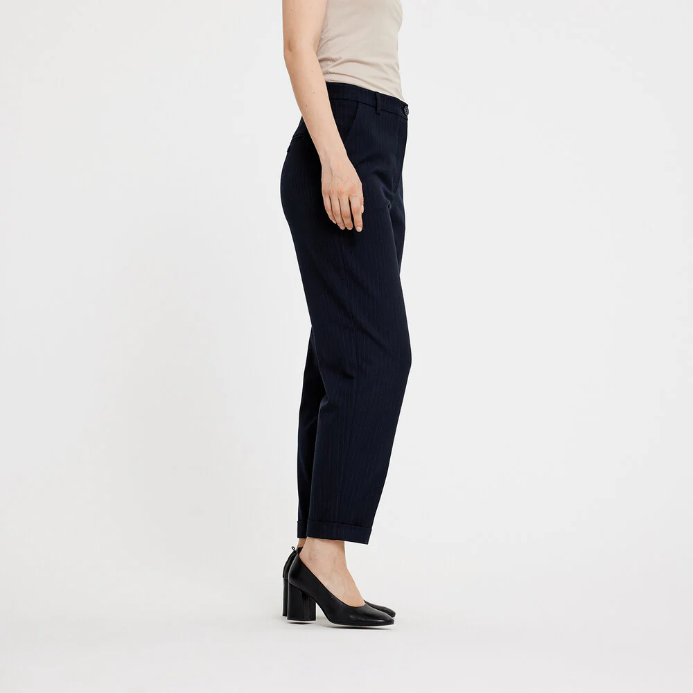 Five Units  Emma habitbukser - Navy Pinstripe