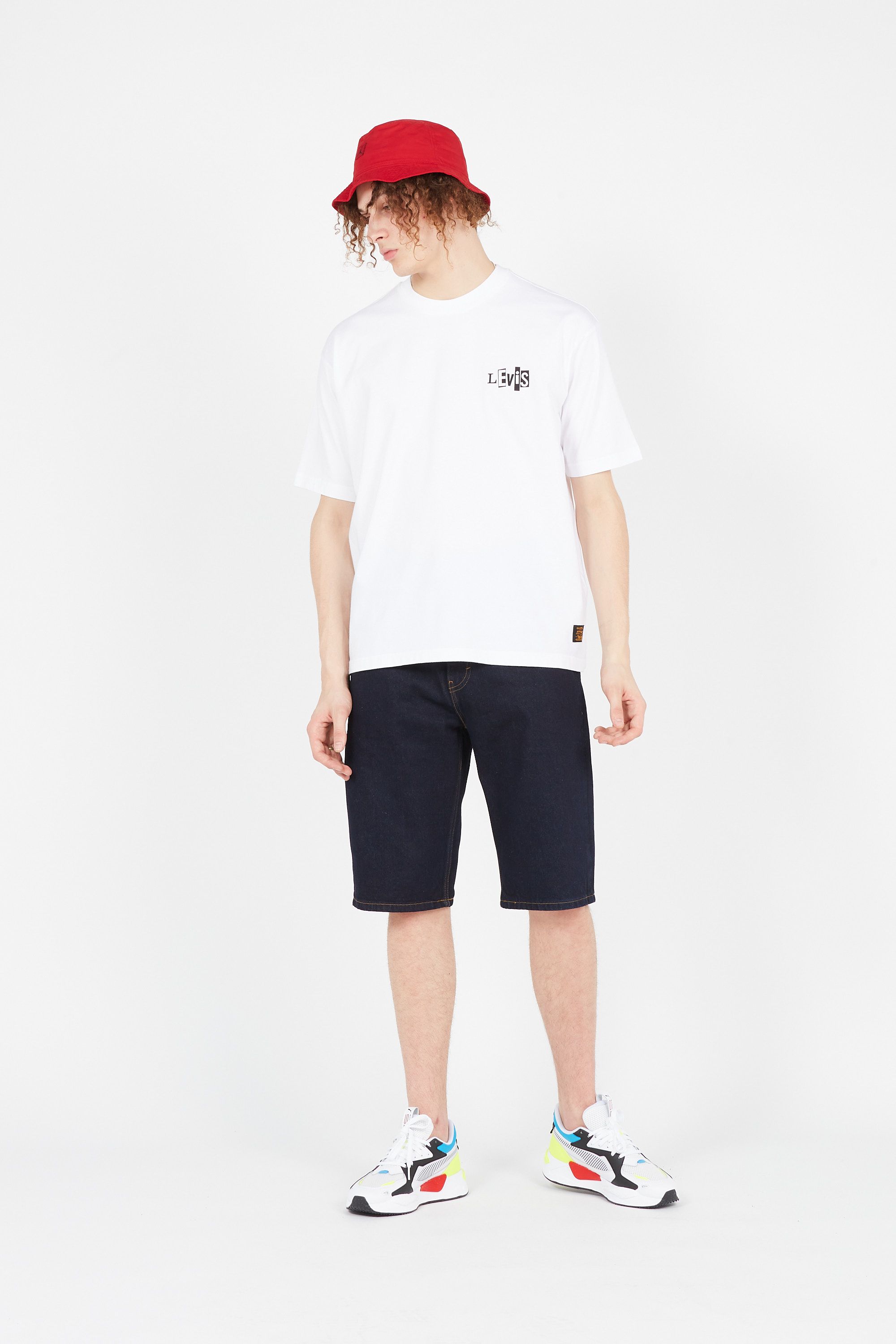 LEVI'S T-shirt SKATE GRAPHIC BOX TEE Blanc