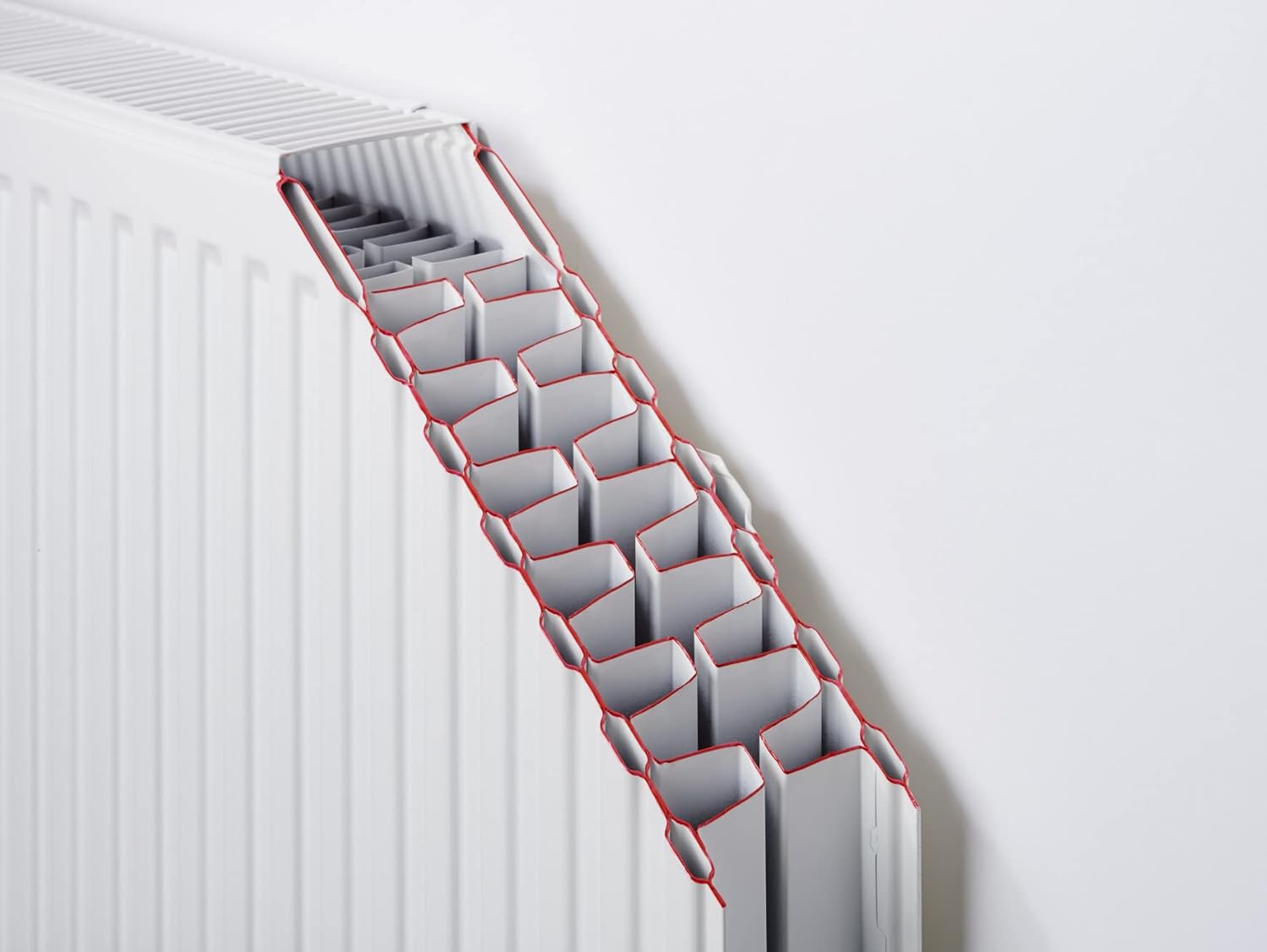 Belrad Typ 22 Universalheizkörper Ventilheizkörper Mittelanschluss mit 8 Anschlüssen 600 x 2200 (HxB)-3810W