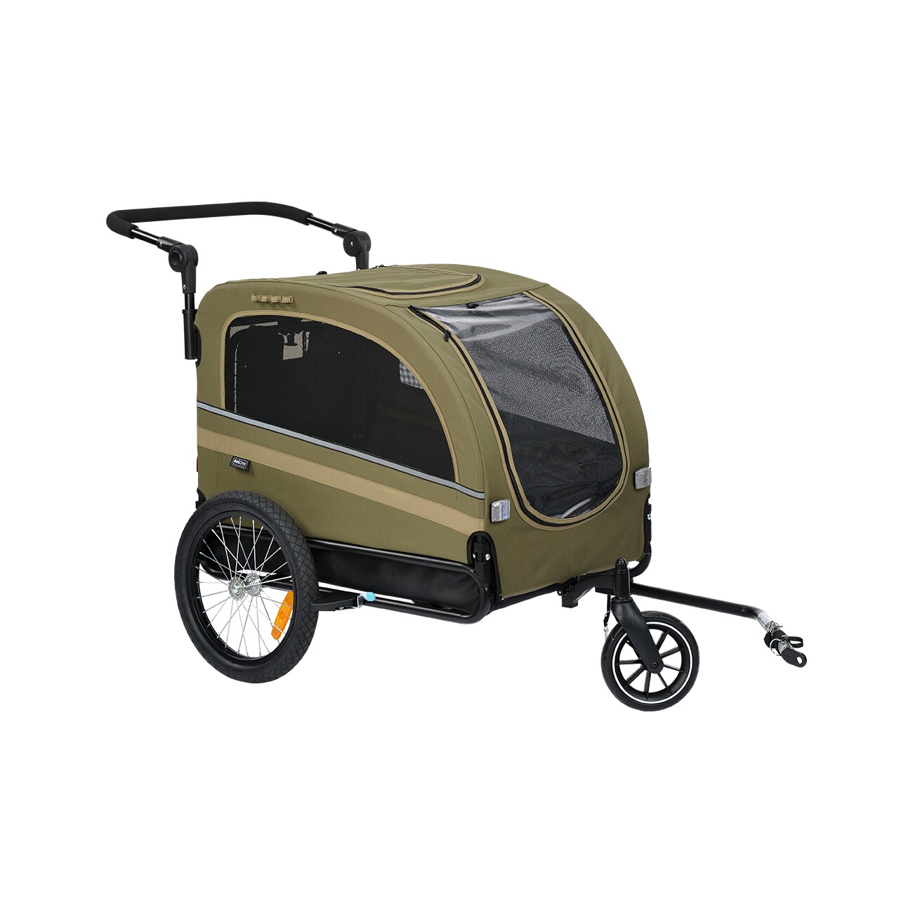 AniOne Fahrradanhänger mit Walkingkit