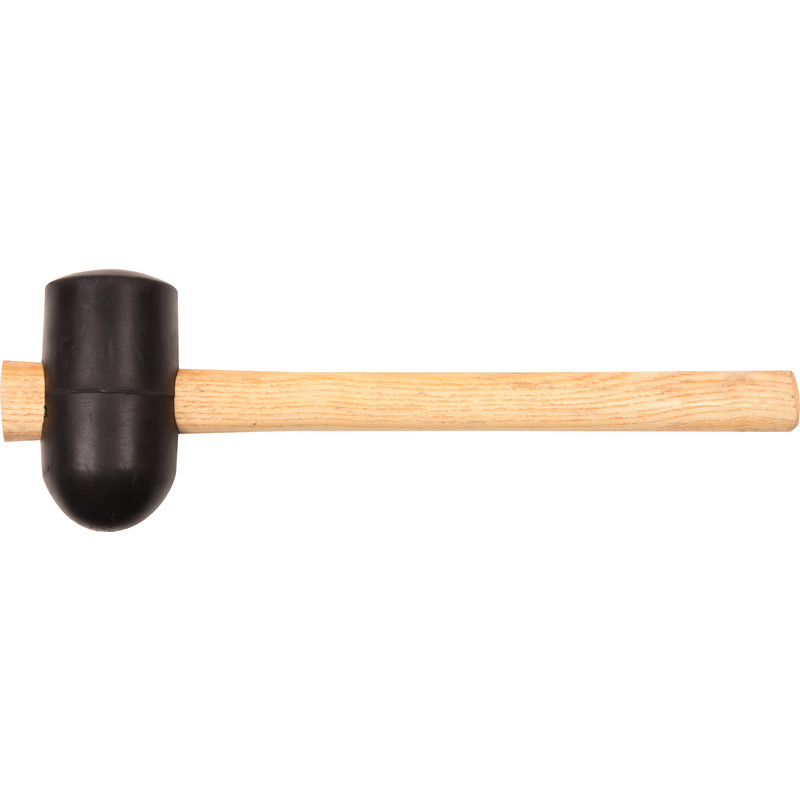 Rubi rubber hamer 250g zwart