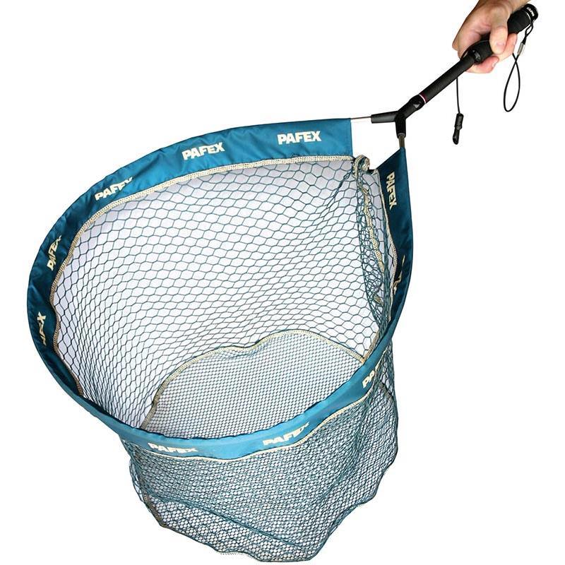 Épuisette Pafex Flynet Manche Carbone Poignée Mousse Eva + Filet Anti-A Flottante