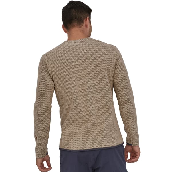 Veste polaire randonnée PATAGONIA M'S R1 AIR CREW OAR TAN