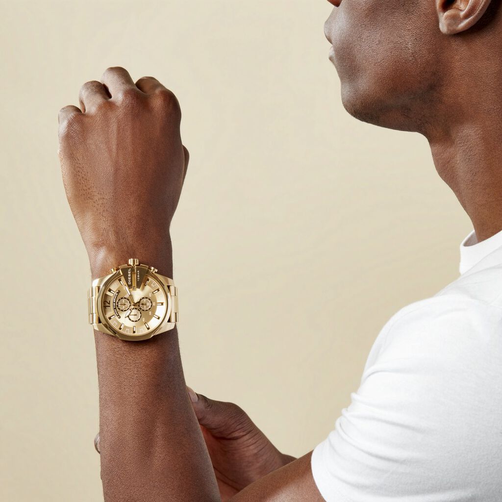 Montre Diesel Mega Chief Champagne