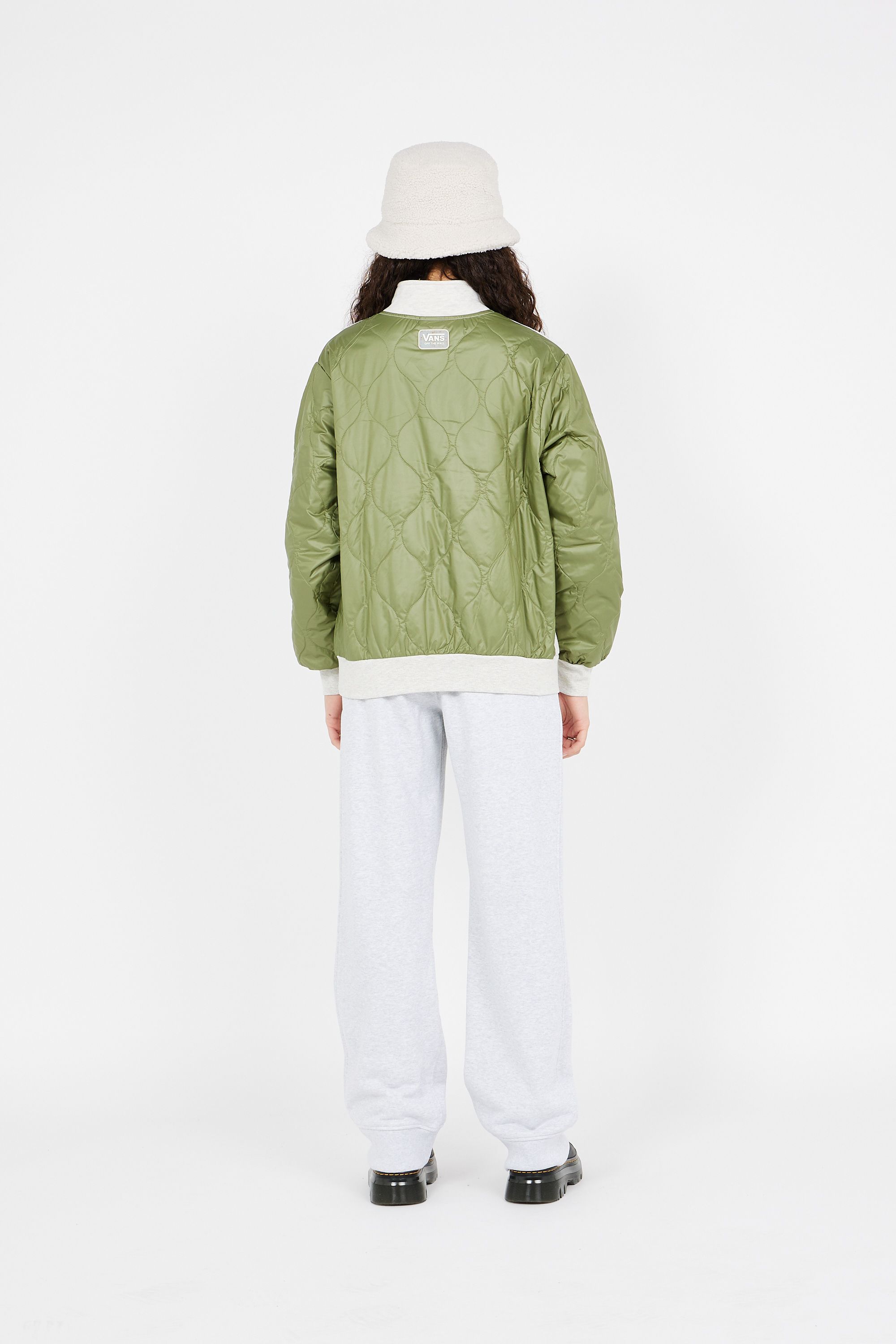 VANS Sweat PEAKE MOCK HALF ZIP AMUS DBEIG Beige