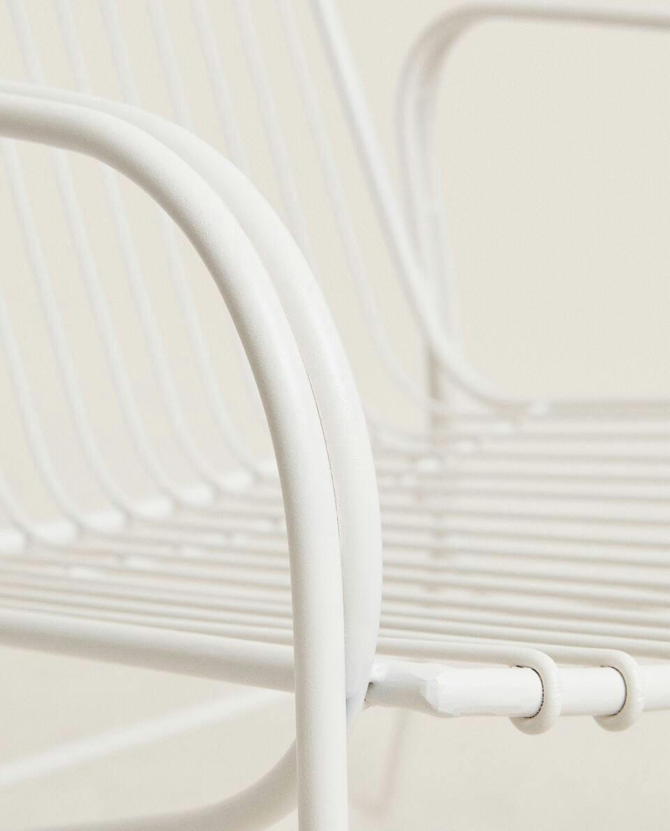 POLTRONA DE METAL PARA EXTERIOR