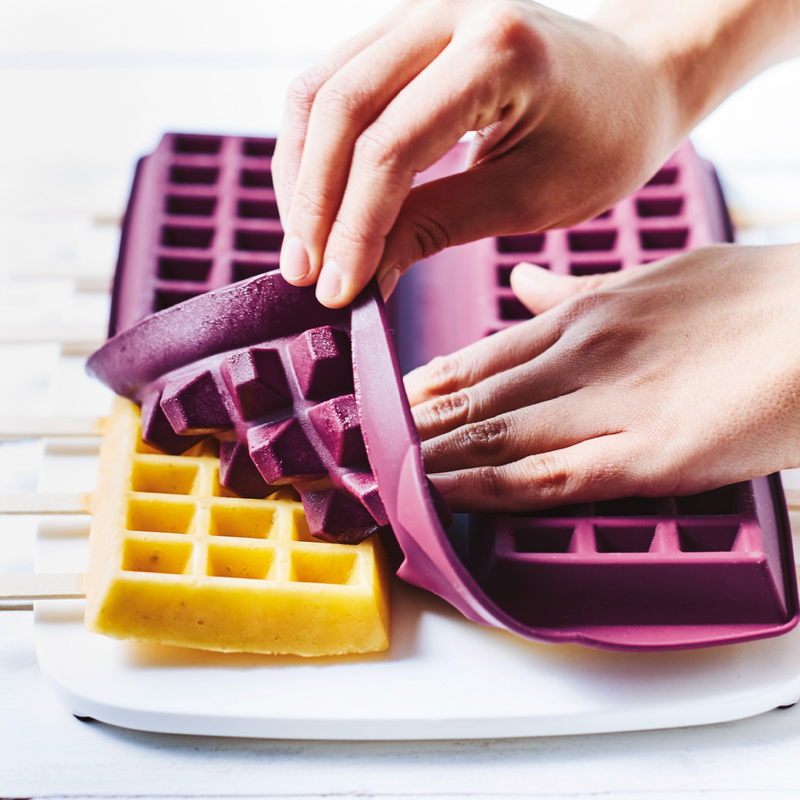 Easyplus Silikonform Waffeln Silikonform für frische und gesunde Waffeln