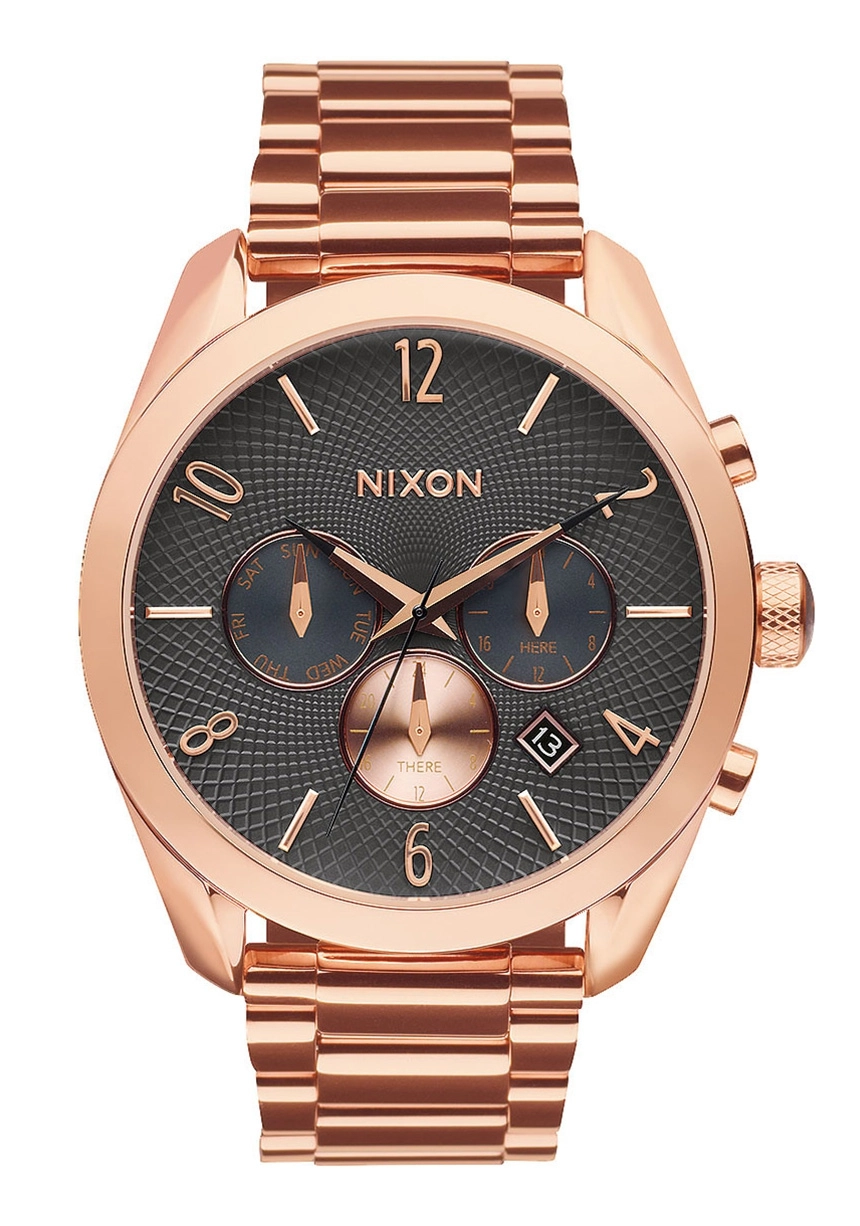 Nixon The Bullet Chrono All Rose Gold Gunmetal A3662046