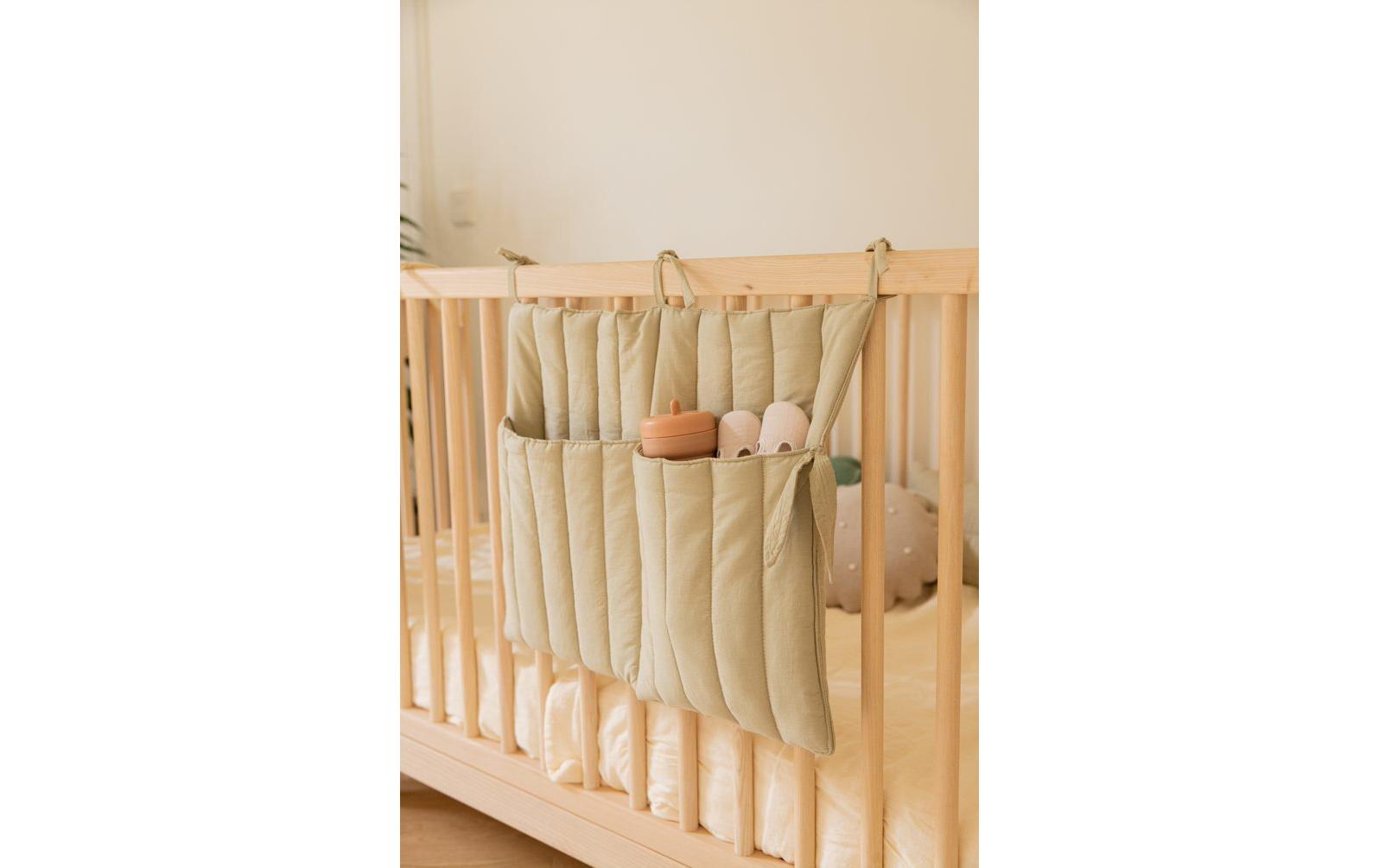 Spielzeugtasche OliveAufhängbare Krippentasche
