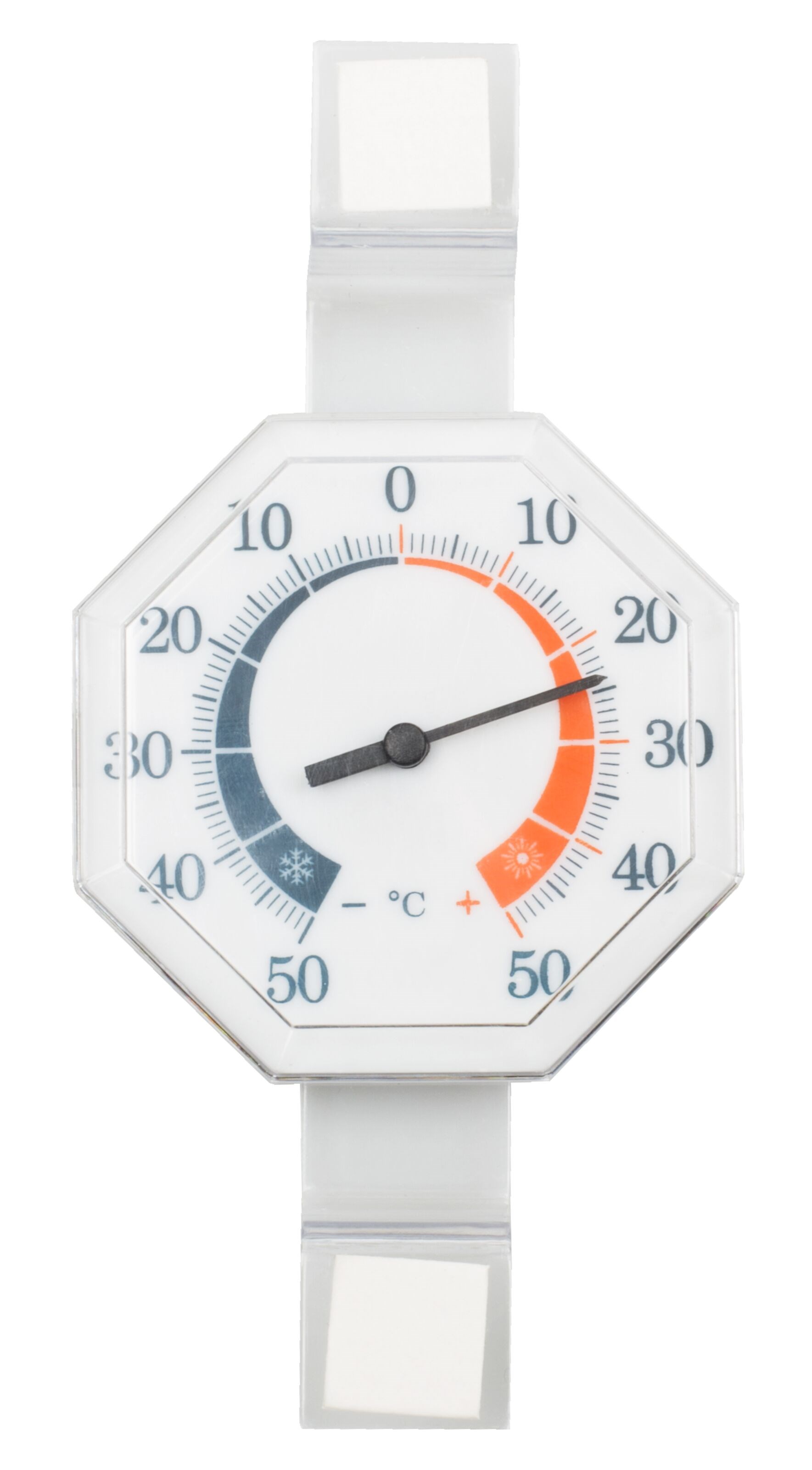 Vindustermometer i plast