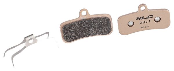 Paire de Plaquettes Métalliques XLC BP-S20 pour Shimano Saint et TRP (25 Paires)