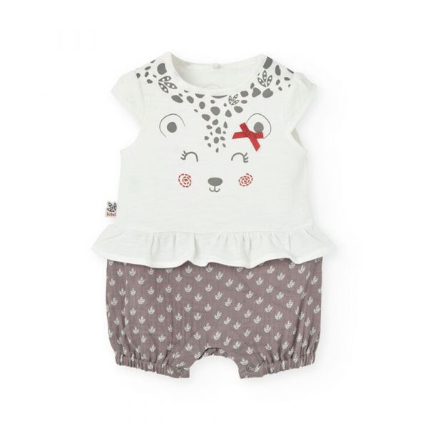 Boboli Pelele Combined 6 Meses Chemical White - 8445470571612
