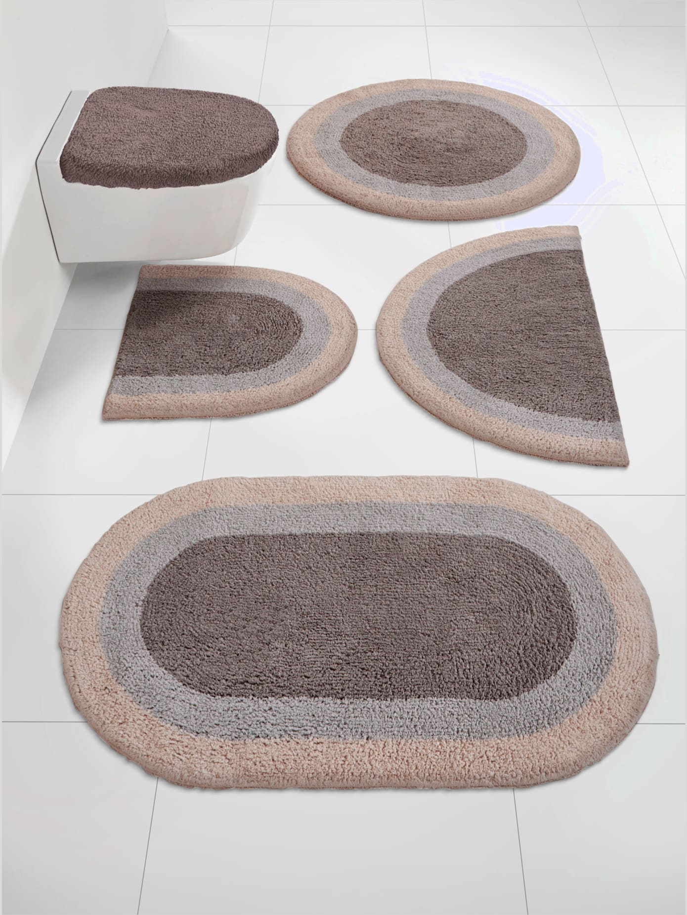 Tapis de bain modèle réversible