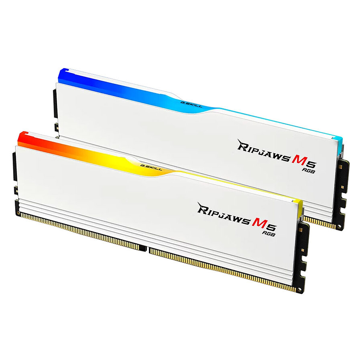 G.Skill Ripjaws M5 RGB 32 Go (2 x 16 Go) DDR5 6000 MHz CL36 - Blanc