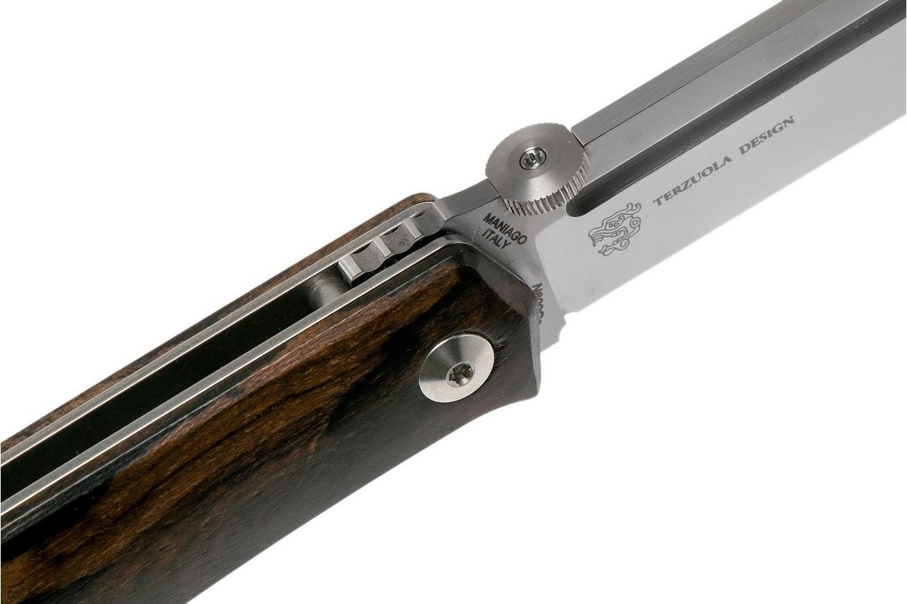 Fox Knives FX-515W Ziricote zakmes, Bob Terzuola design